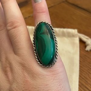 Vintage Malachite Ring